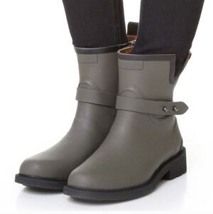 Rag & Bone Moto Rain Boots "Smoke" Size 40